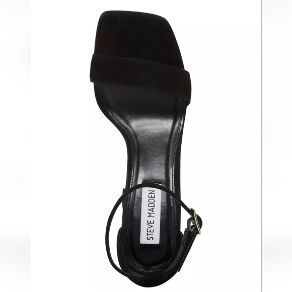 Steve Madden Tiaa Two-piece Dress Sandals Black 8 - Picture 2 of 8